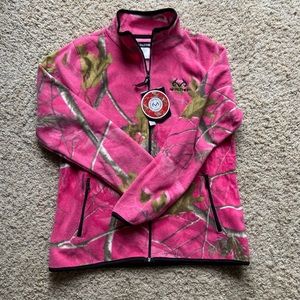 Realtree Zip-front fleece jacket, Women’s size L (12-14)